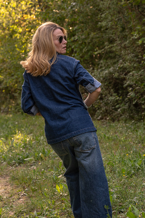 Veste en Denim Worker GP memorie