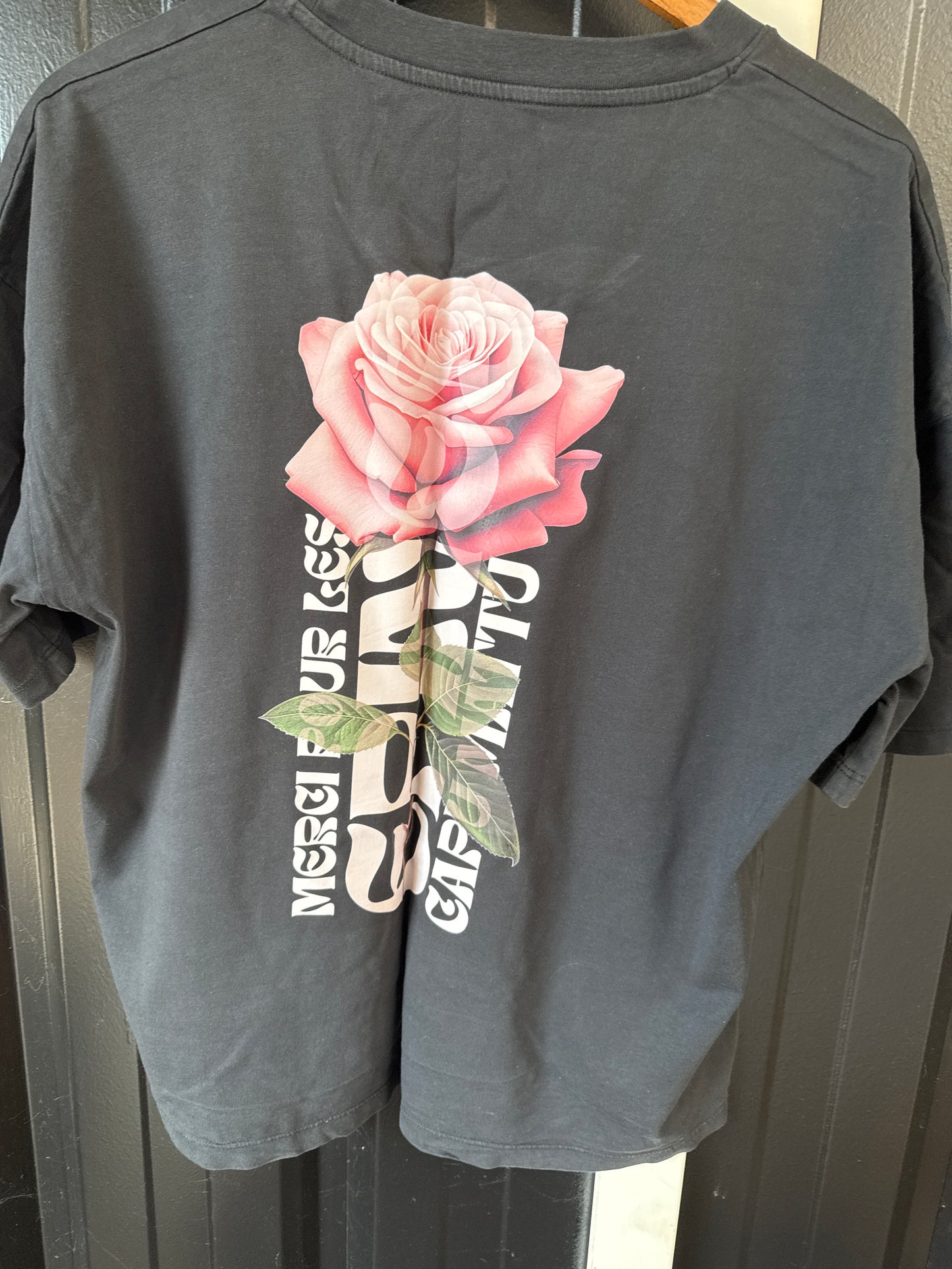 T-shirt Coupe mi Crop Romantic Épine