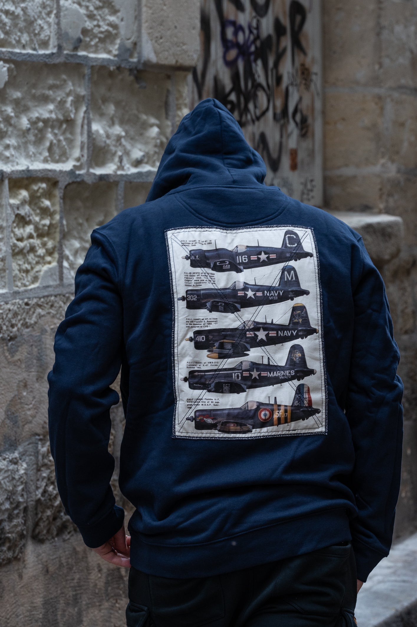 Sweat Capuche – Hommage au F4U Corsair & Papy Boyington