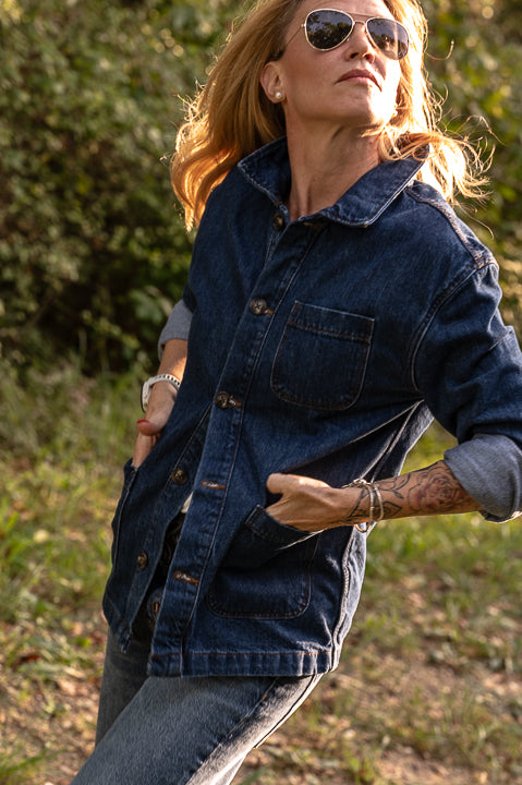 Veste en Denim Worker GP memorie