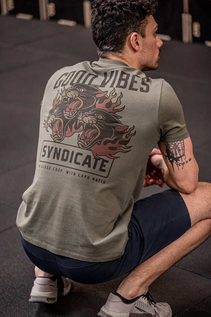 T-Shirt Good Vibes Syndicate Kaki