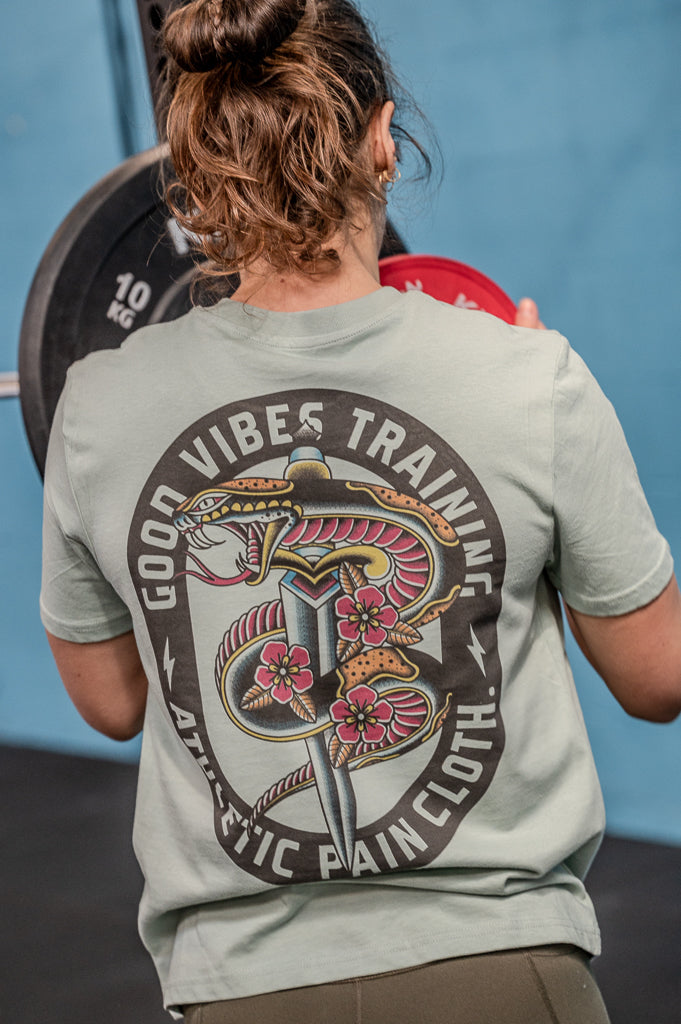 T-Shirt Athletic Pain Jade Green