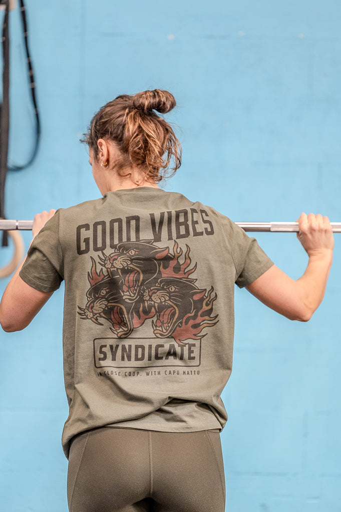 T-Shirt Good Vibes Syndicate Kaki