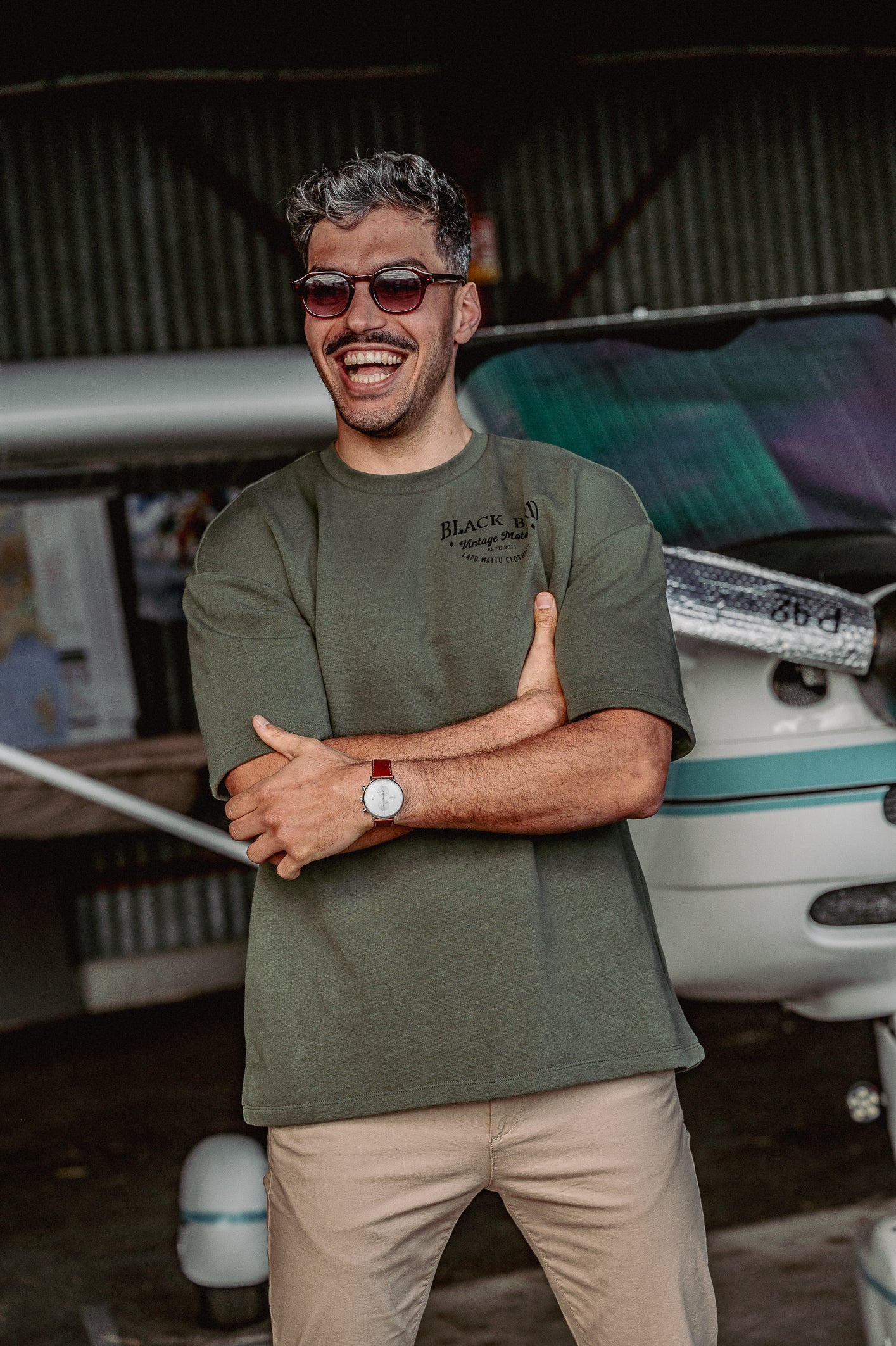 T-shirt Sweat Captain Black Bird