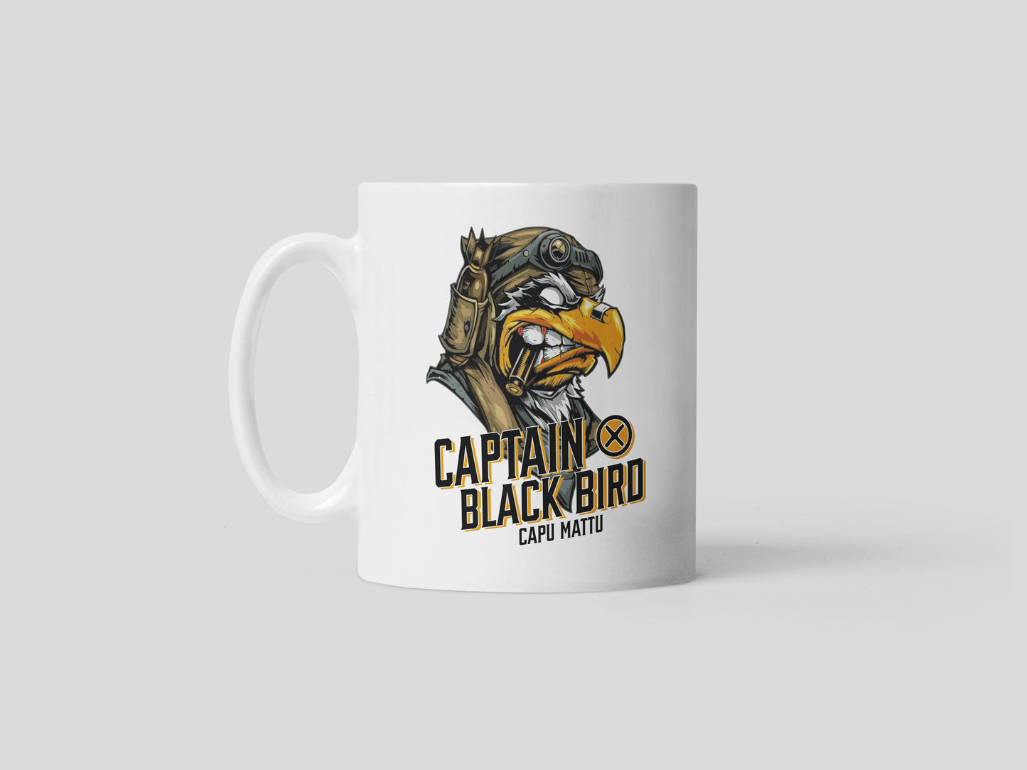 MUG Capu Mattu Captain Black Bird