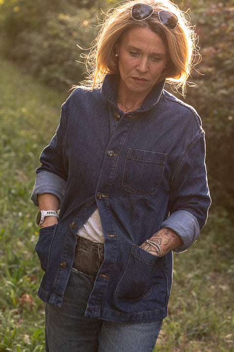 Veste en Denim Worker GP memorie