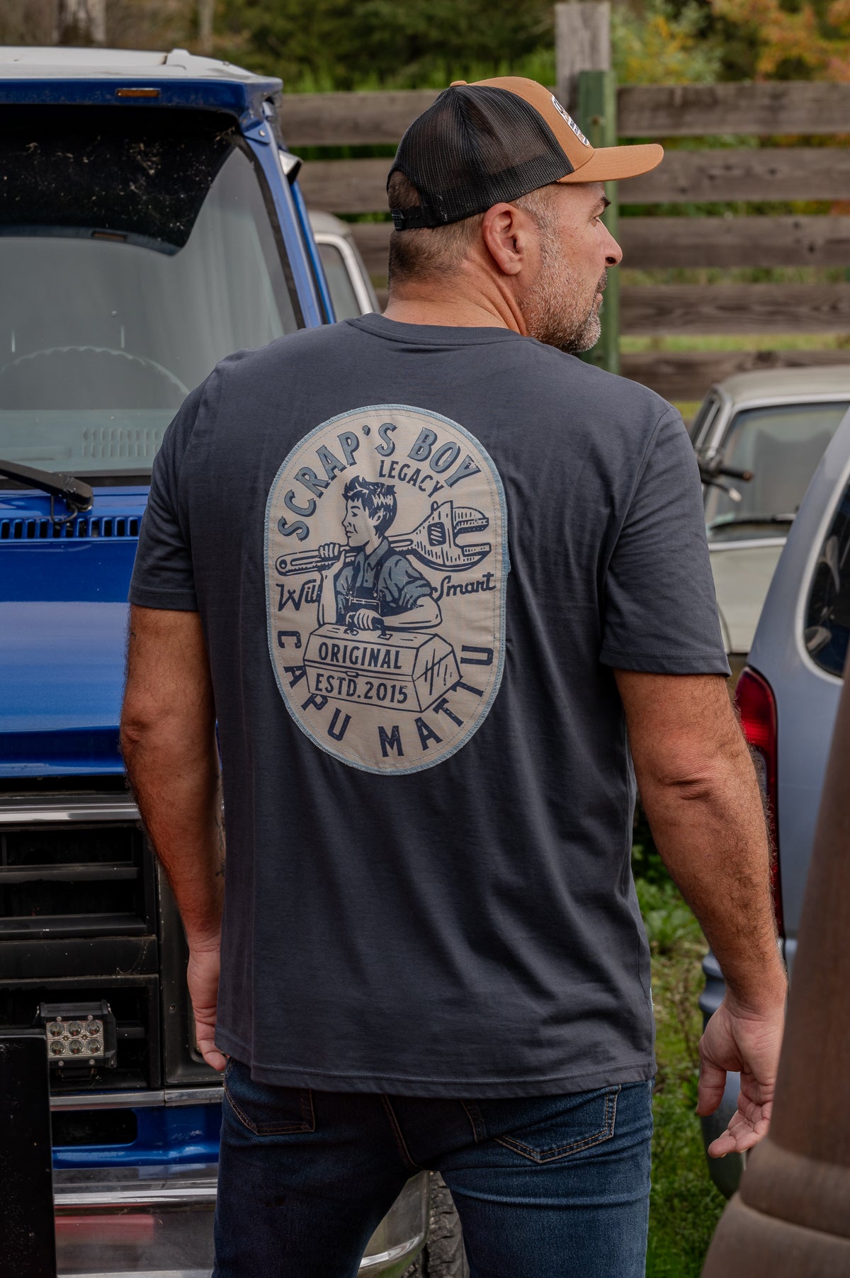 T-shirt Scrap's Boy Ink Grey