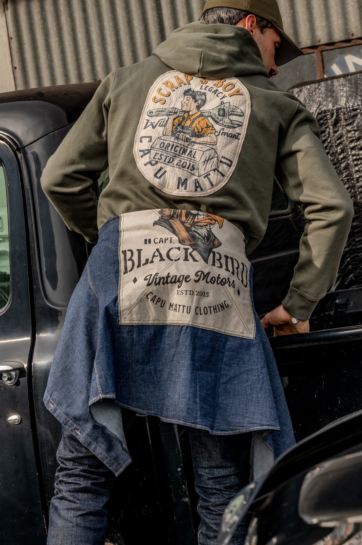 Sweat-shirt Scrap's Boy Patchwork matelassé Kali