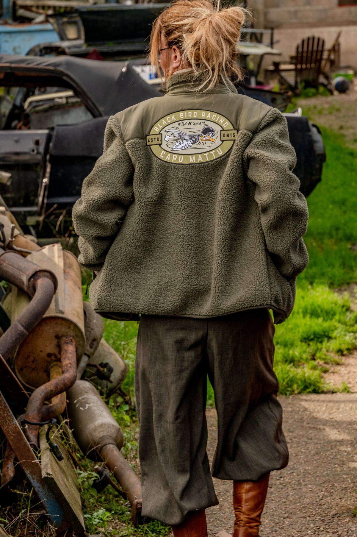 Veste Sherpa Racing Kaki