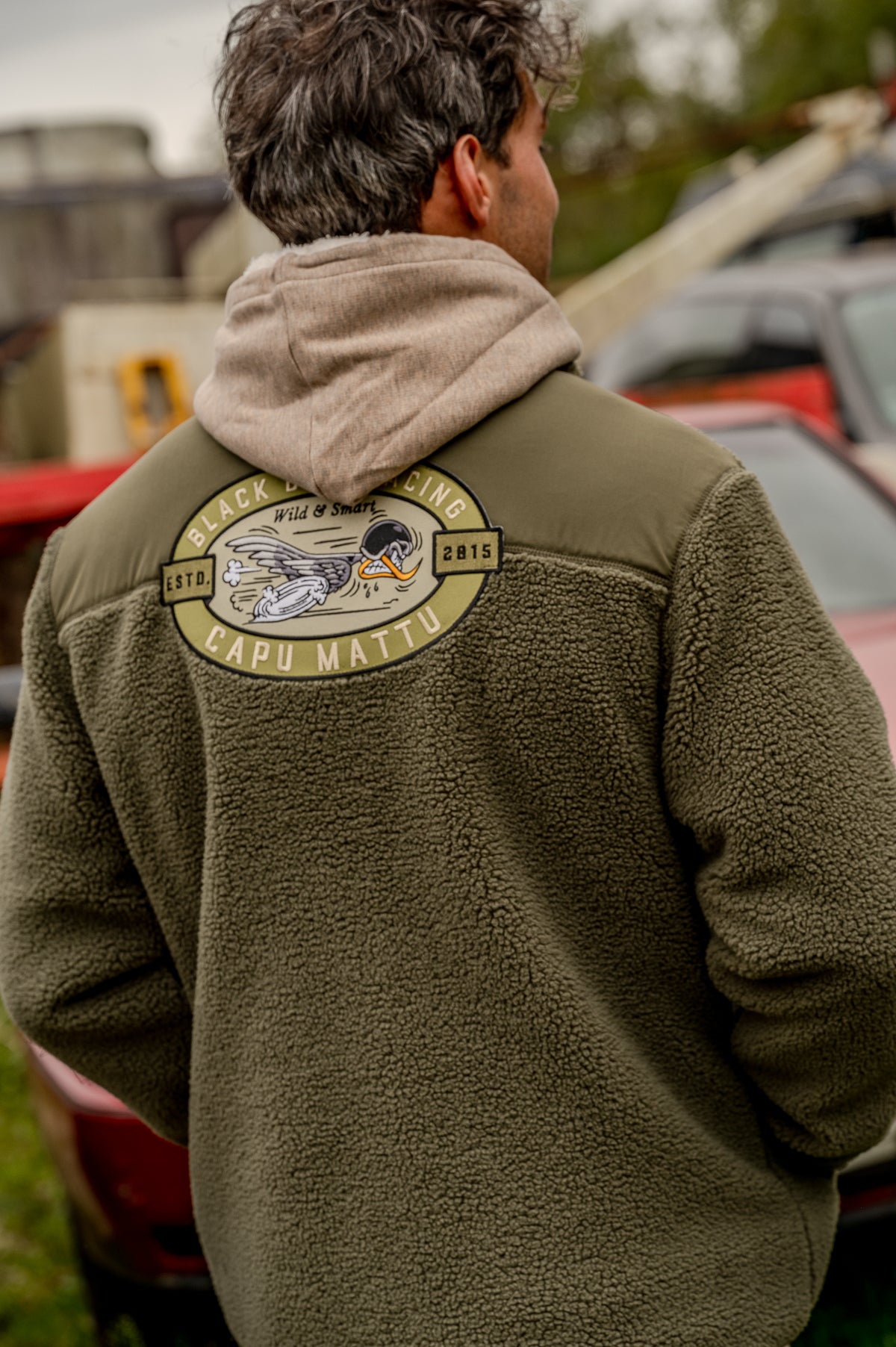 Veste Sherpa Racing Kaki