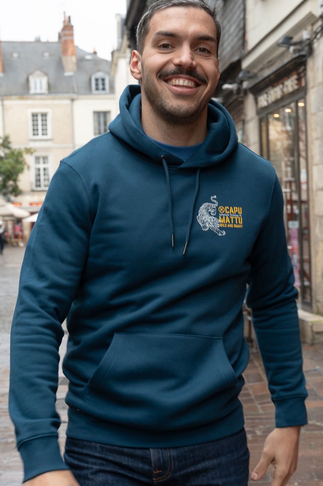 Sweat-shirt TORA Peacock blue