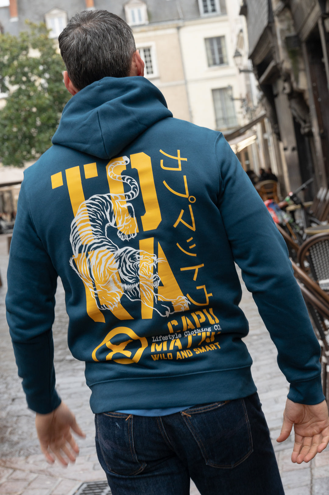 Sweat-shirt TORA Peacock blue