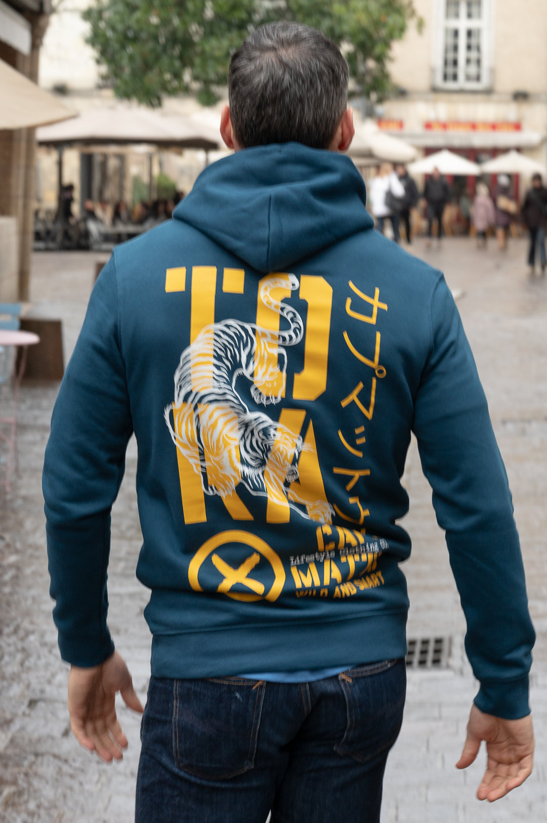 Sweat-shirt TORA Peacock blue