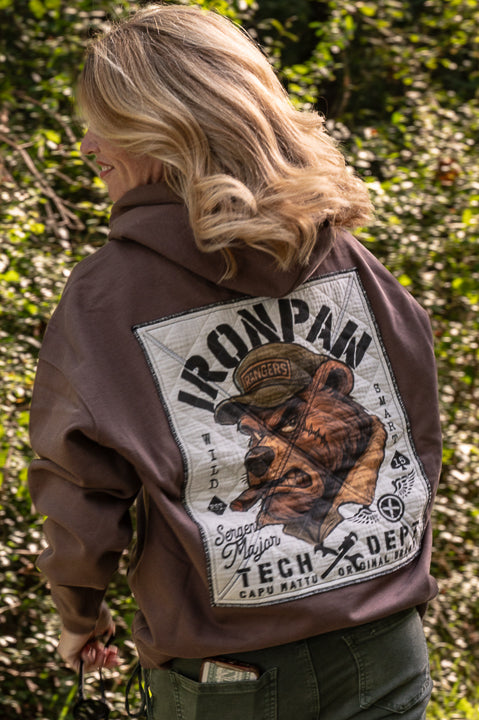 Sweat Hoodies Oversize Ironpaw Moccha