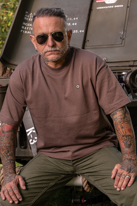 T-shirt Ironpaw 280 mocha Full Patch