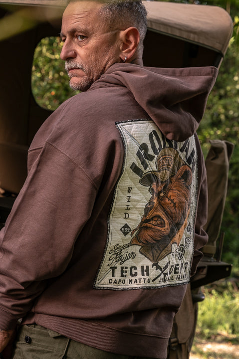 Sweat Hoodies Oversize Ironpaw Moccha