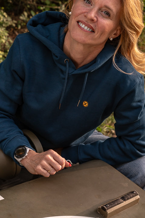 Sweat Hoodie Garage Ironpaw Blue