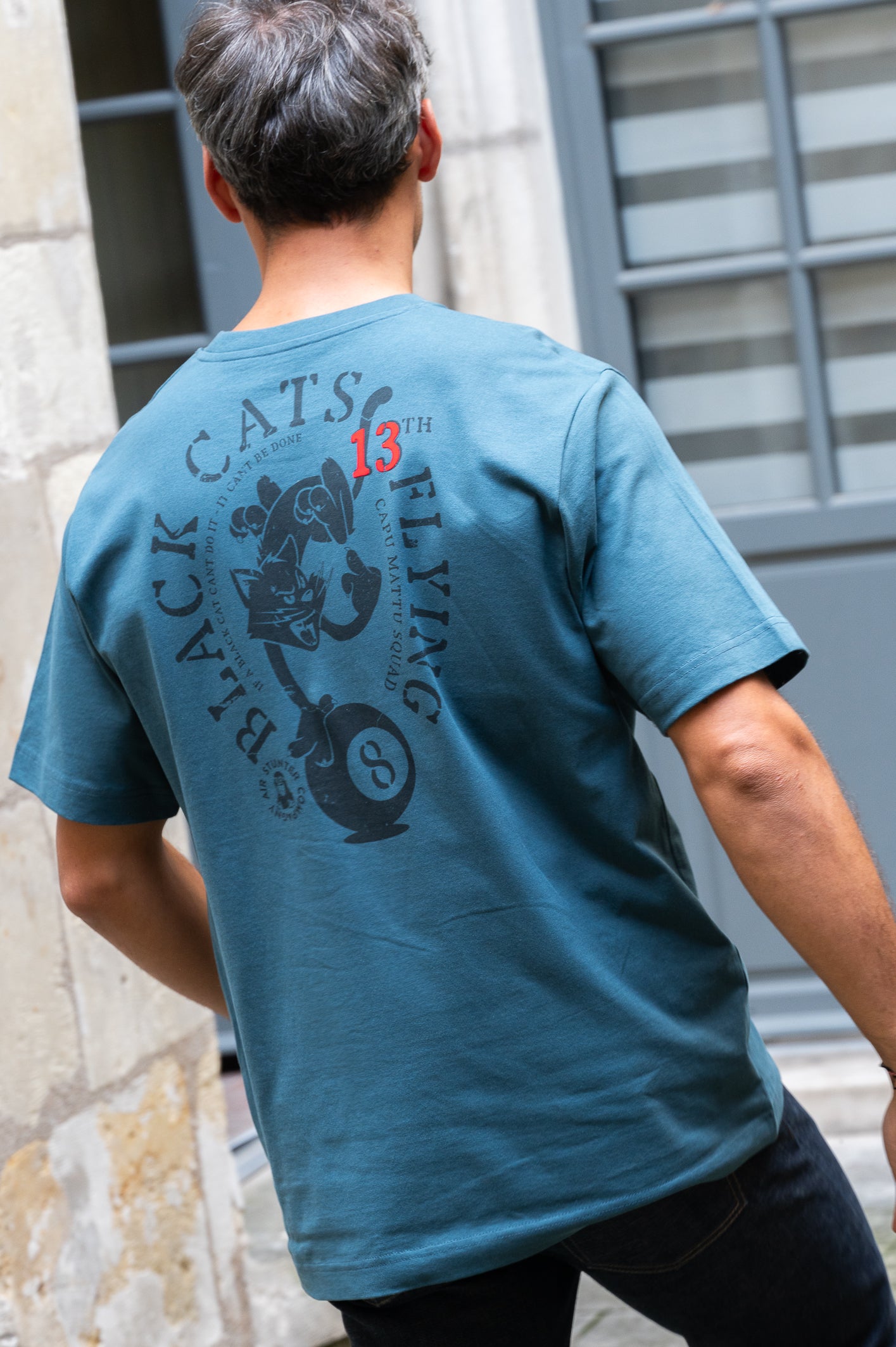 T-shirt Black Cat