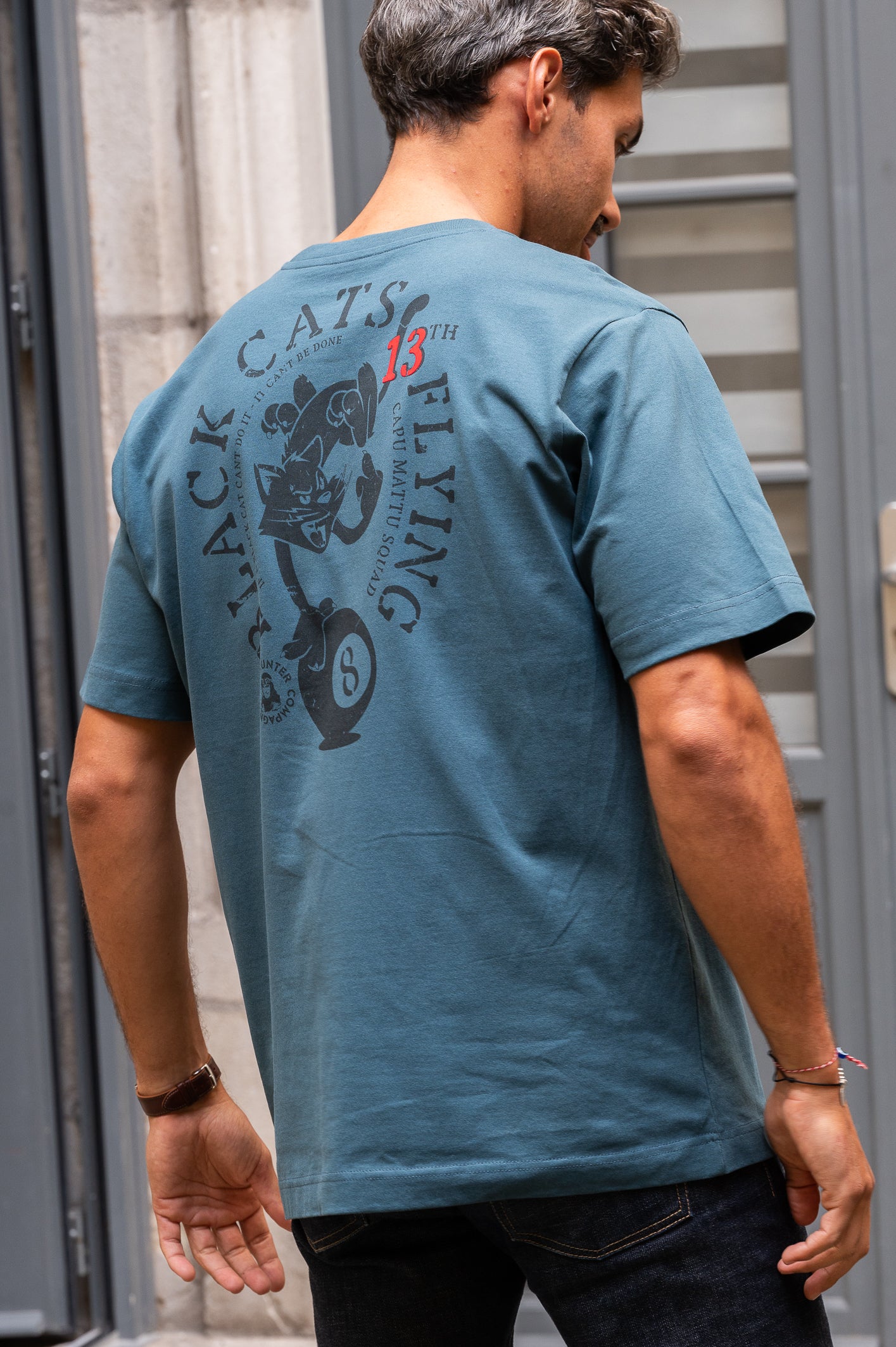 T-shirt Black Cat