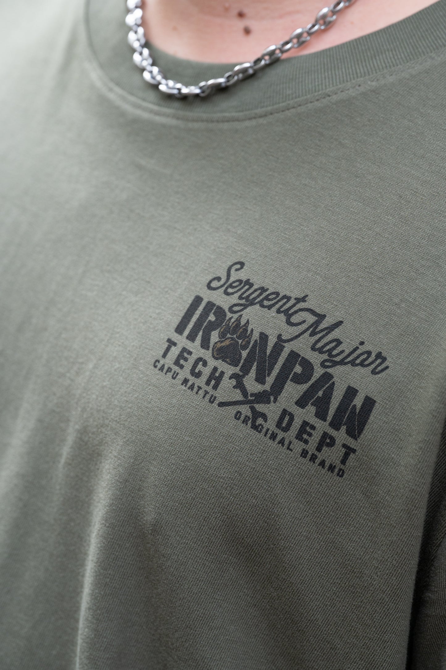 T-shirt IronPaw T240 patch kaki