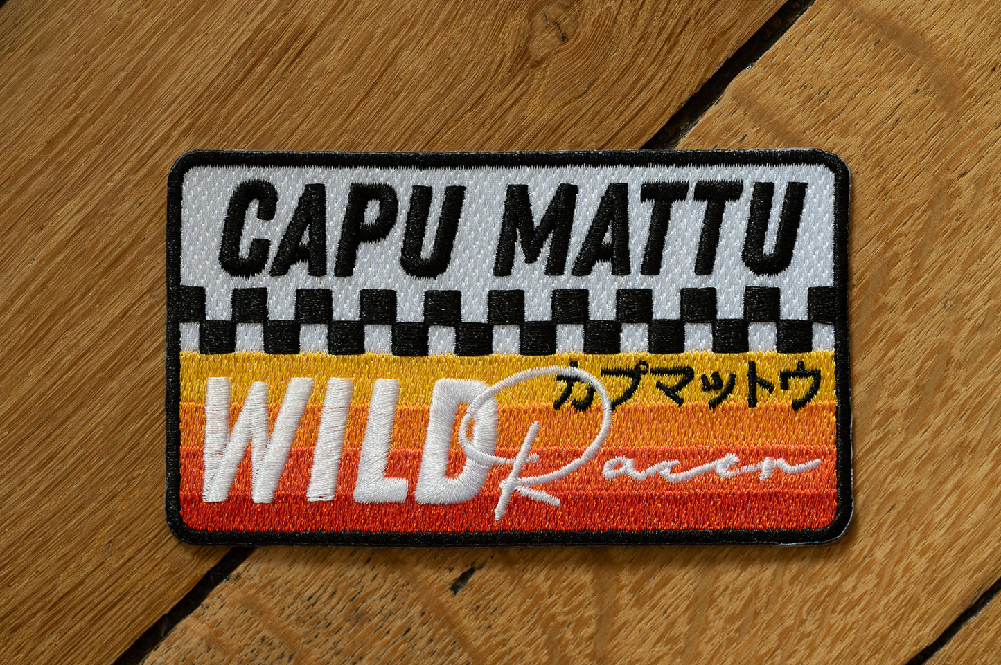 Patch Capu Mattu Wild Racer White