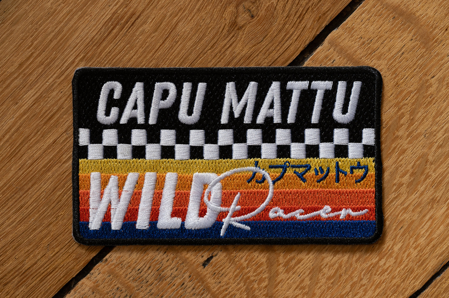 Patch Capu Mattu Wild Racer Black