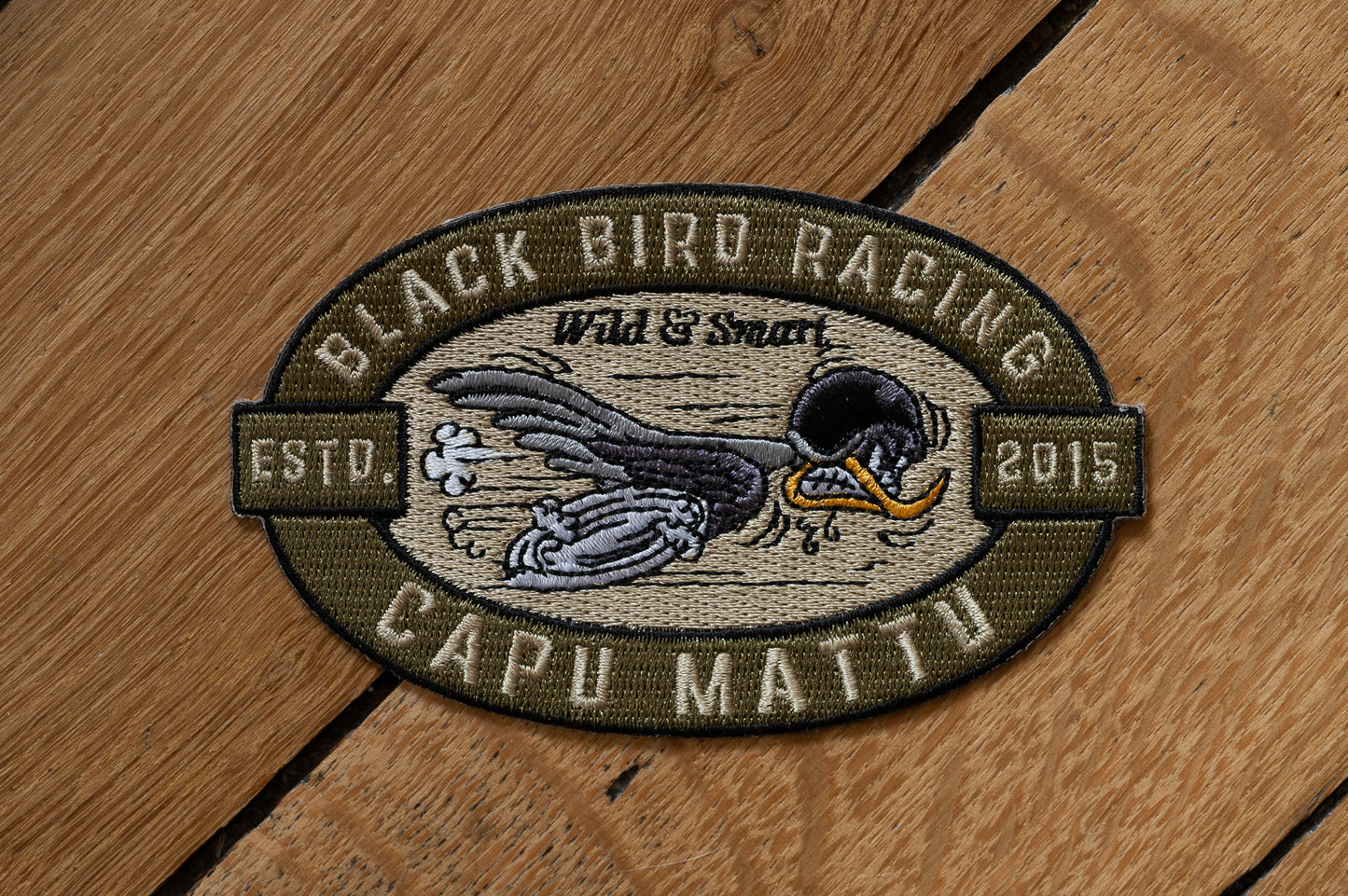 Patch Capu Mattu Black Bird Racing Green