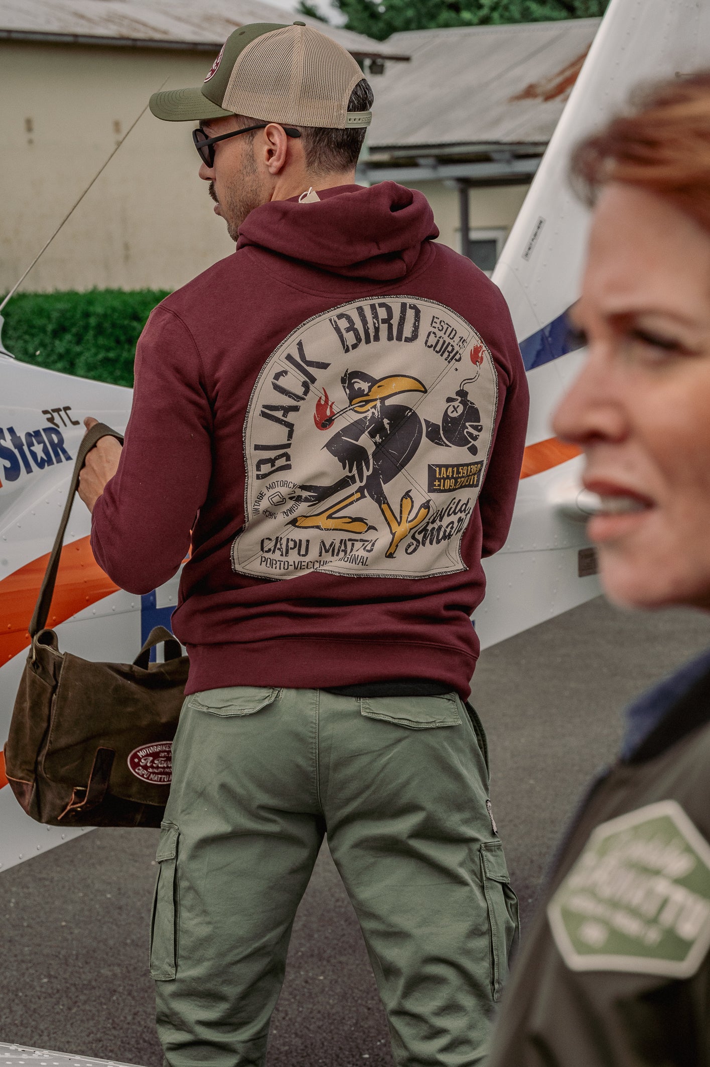 Sweat shirt Sparkle Black Bird