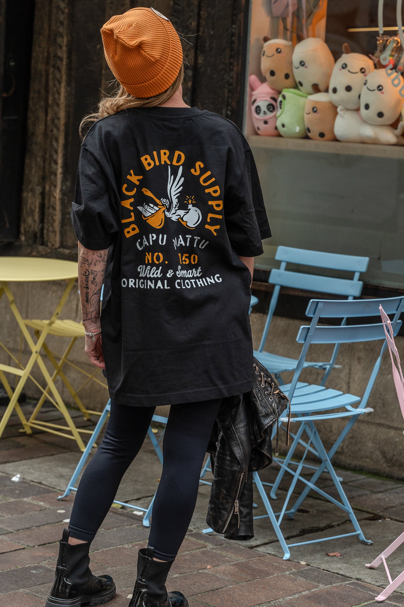 Tee-shirt Sweat Black Bird Supply