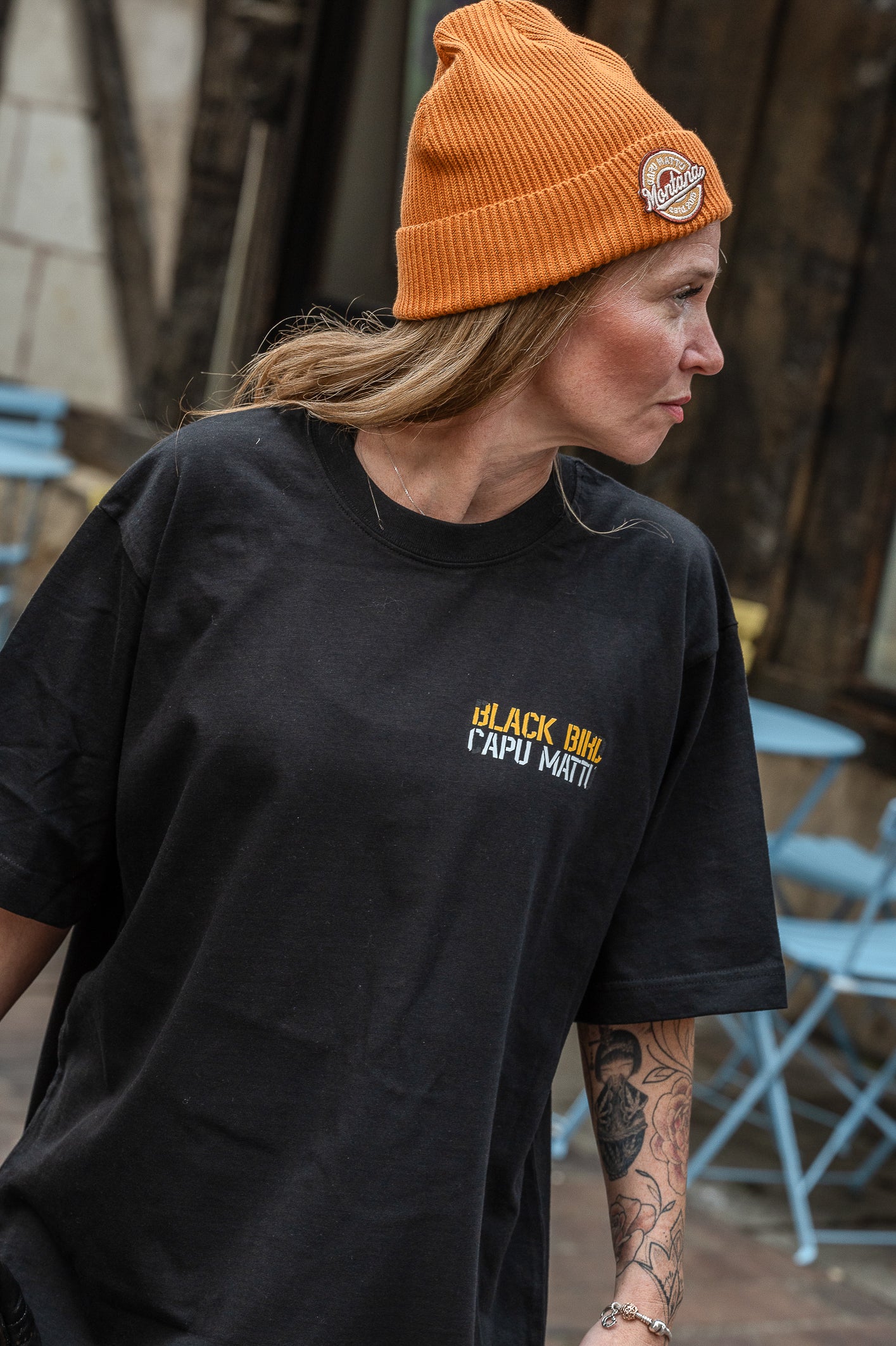 Tee-shirt Sweat Black Bird Supply