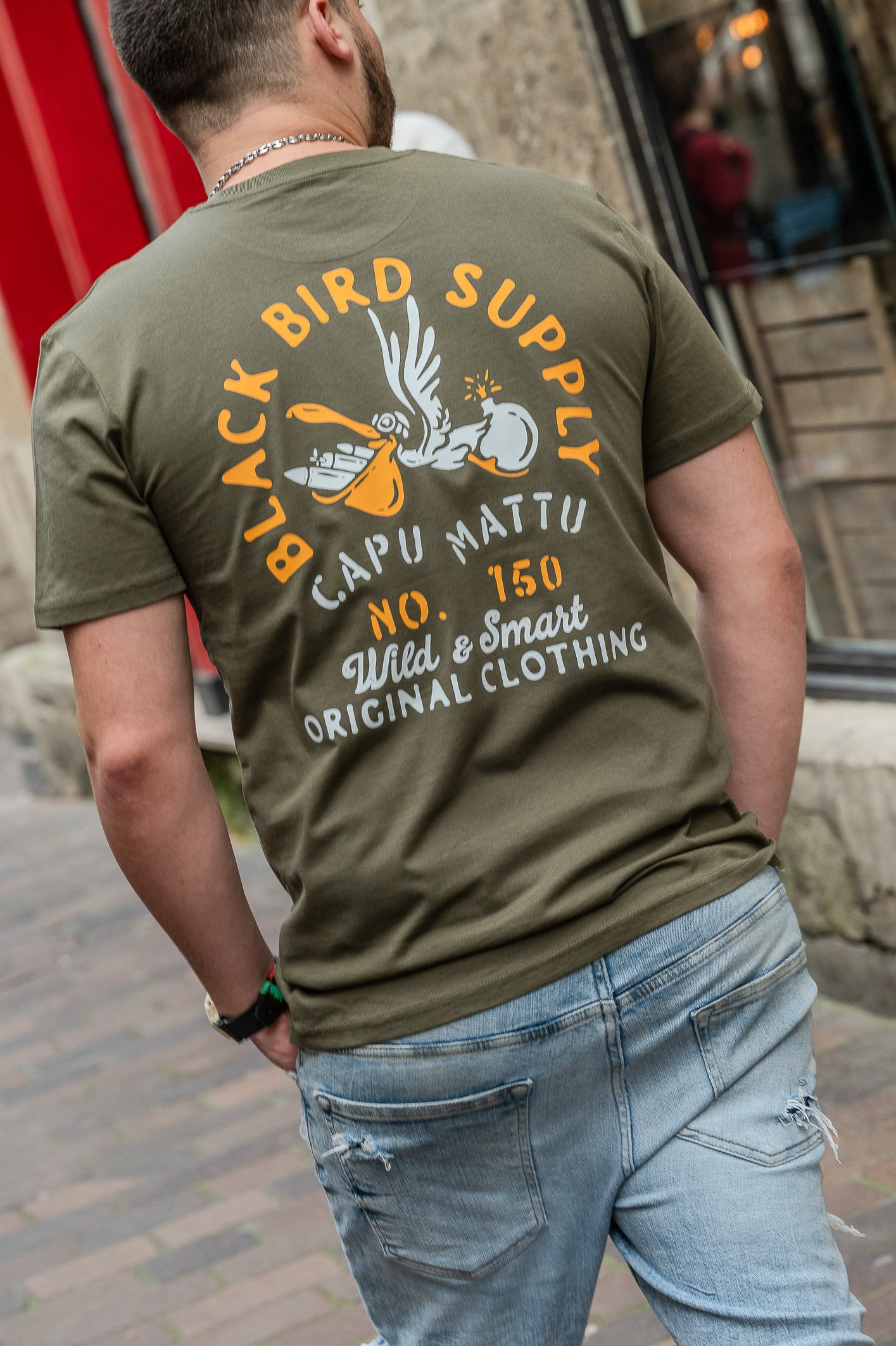 Tee-shirt Black Bird Supply