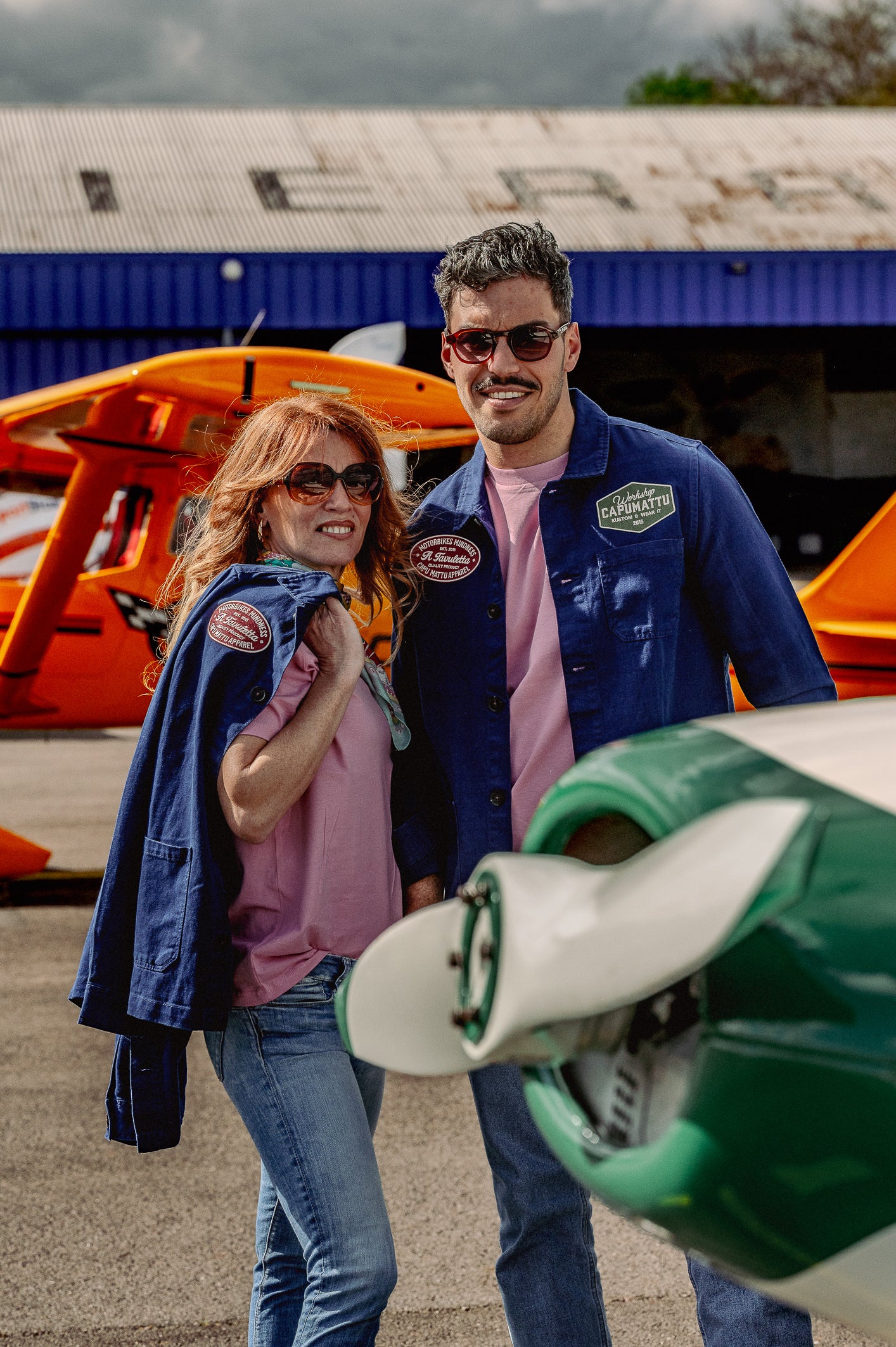 Veste Worker Indigo Capu Mattu