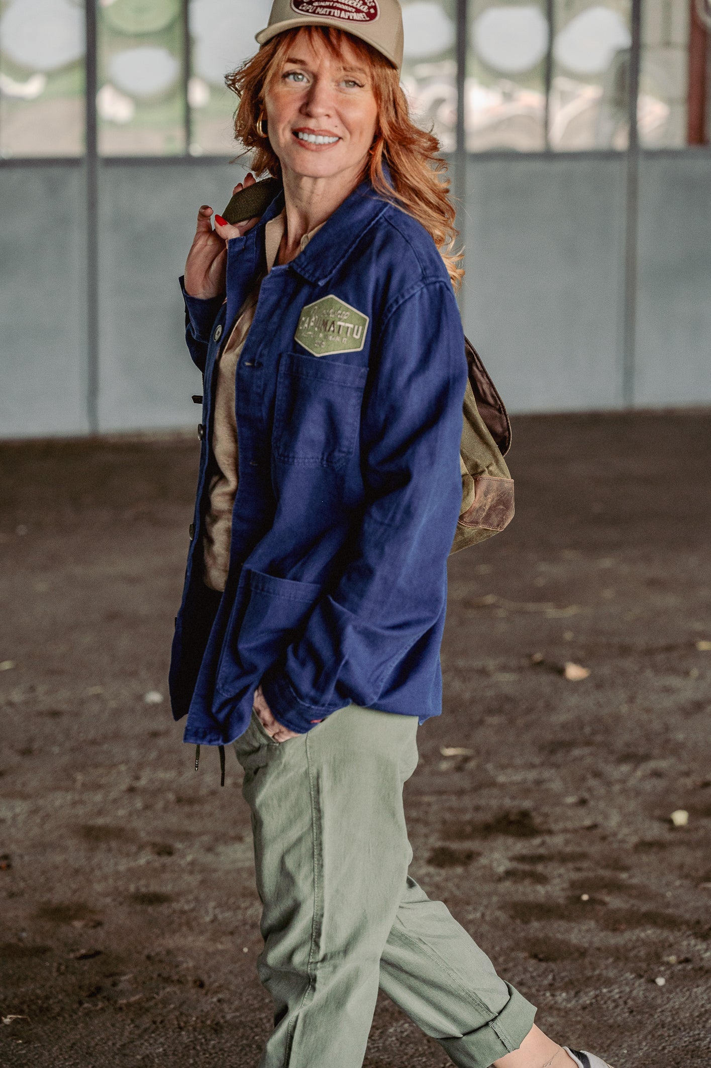 Veste Worker Indigo Capu Mattu