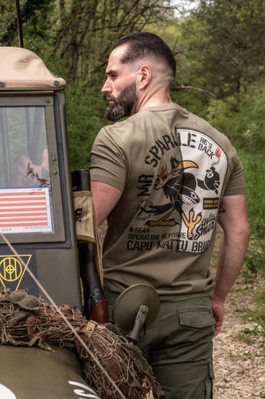 T-shirt Mr Sparkle He's Back – Demi Patch – Nose Art D-Day | Capu Mattu Brand