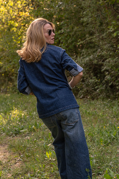 Veste en Denim Worker GP memorie