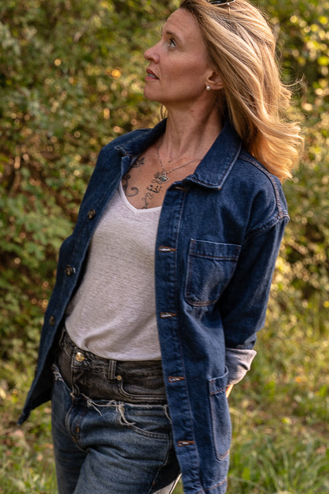 Veste en Denim Worker GP memorie