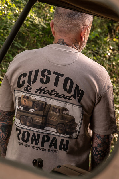 T-shirt Oversize Hybride Ironpaw “Custom Trucker” – 300g Bio & Recyclé – Print & Stitch Capu Mattu