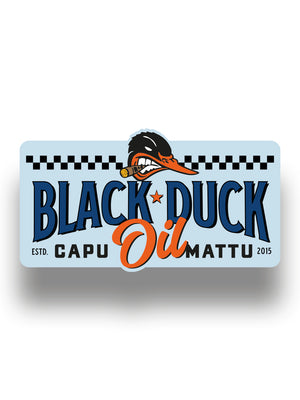 Black Duck Oil Sticker Capu Mattu