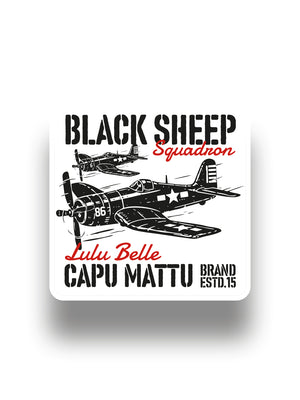 Black Sheep Squadron lulu Belle sticker capu mattu