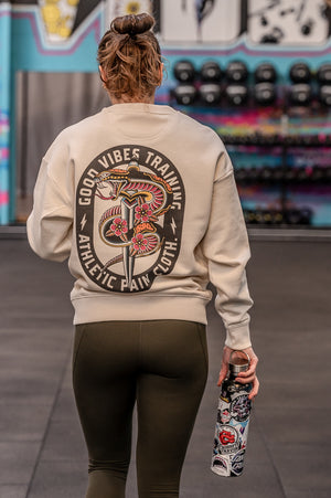 Sweatshirt Good Vibes Athletic Pain Raw