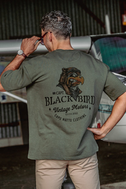 T-shirt Sweat Captain Black Bird
