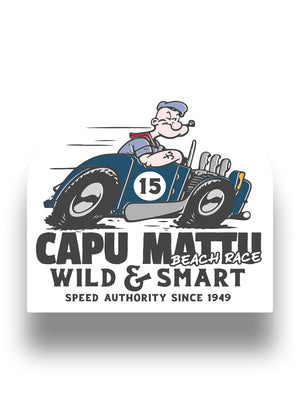 Atlantic Beach Race Sticker Capu Mattu