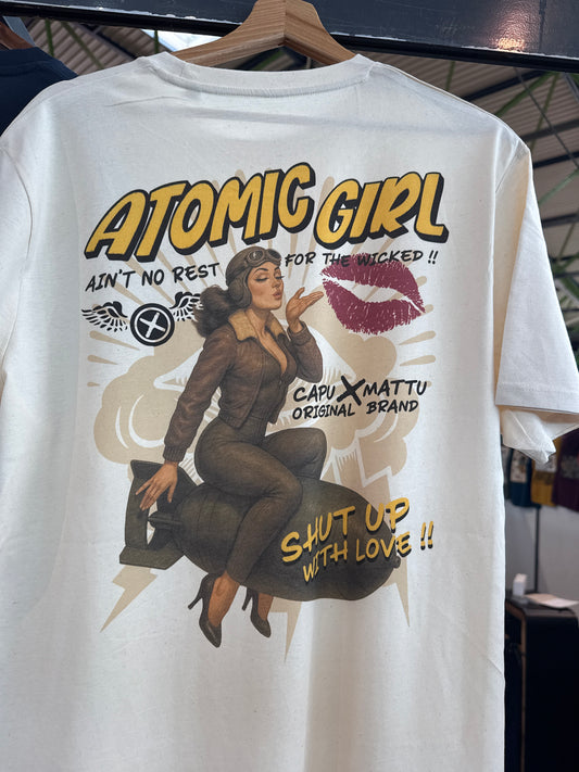 Sweat-shirt Atomic Girl Raw