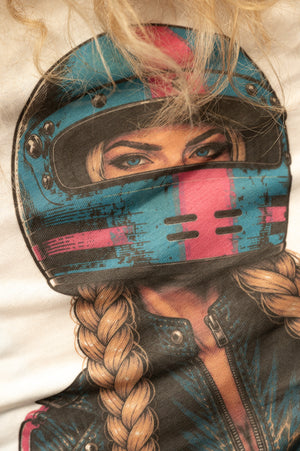 T-Shirt Femme Speed Authority Femme - ivoire col V