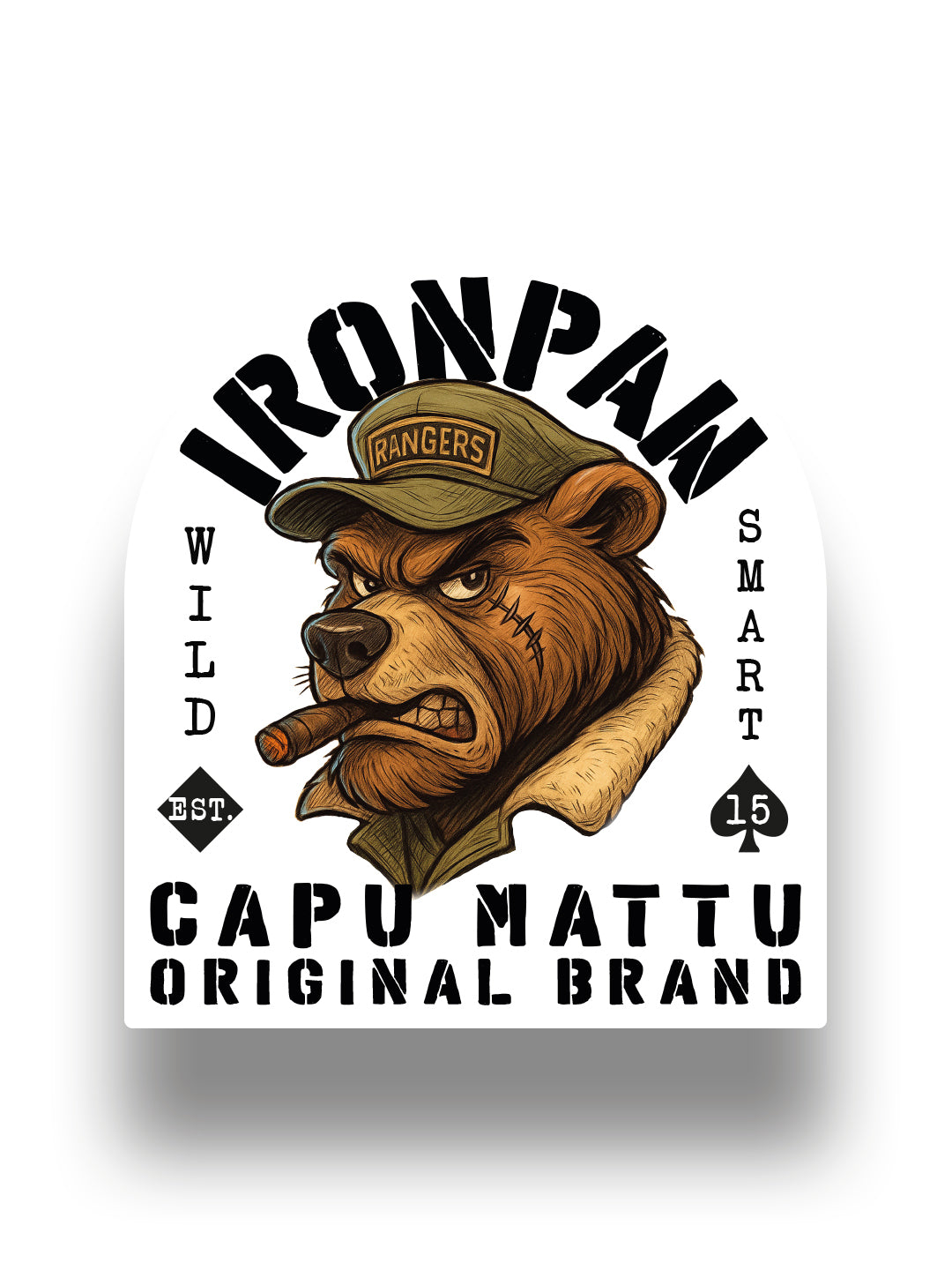 Iron Paw sticker Capu Mattu