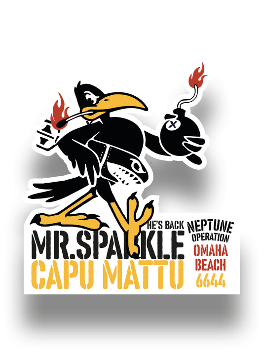 Sparkle sticker Capu Mattu