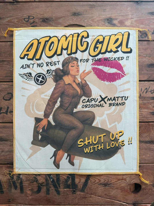 Patch XL Atomic Girl – Print & Stitch Capu Mattu