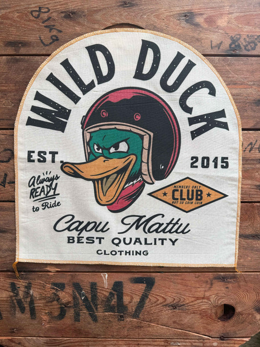 Patch XL Wild Duck - patch à coudre Print & Stitch Capu Mattu