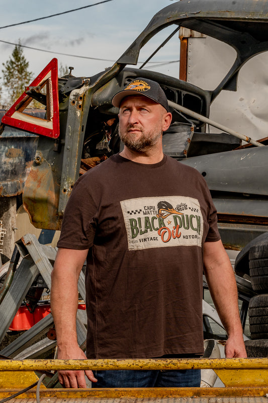 T-shirt Black Duck Oil Chocolate