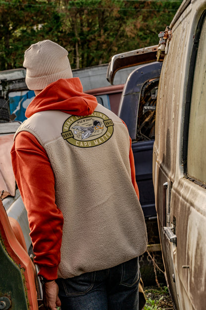 Gilet Sherpa sans manches Racing Désert